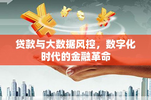 册亨贷款与大数据风控，数字化时代的金融革命