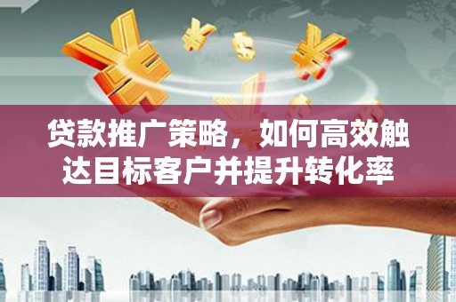 册亨贷款推广策略，如何高效触达目标客户并提升转化率