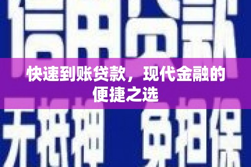 册亨快速到账贷款，现代金融的便捷之选