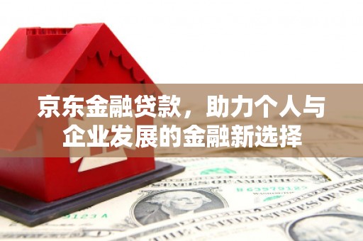 册亨京东金融贷款，助力个人与企业发展的金融新选择