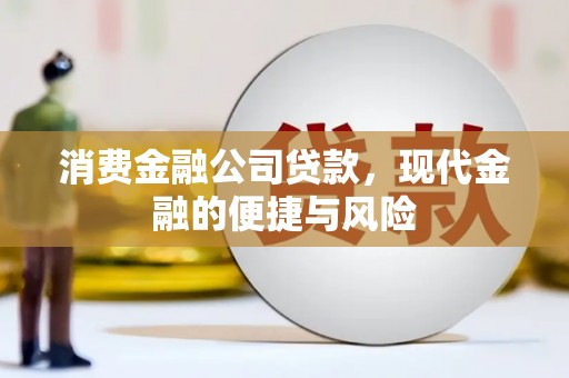 册亨消费金融公司贷款，现代金融的便捷与风险