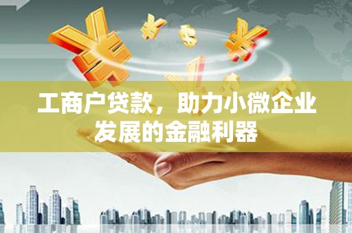 册亨工商户贷款，助力小微企业发展的金融利器