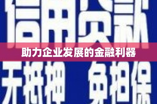 册亨助力企业发展的金融利器