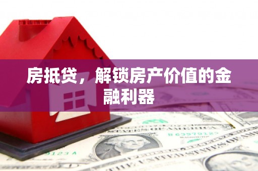 册亨房抵贷，解锁房产价值的金融利器