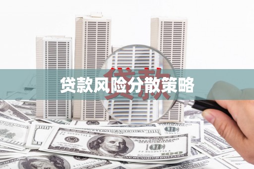 册亨贷款风险分散策略
