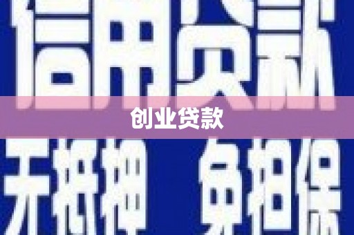 册亨创业贷款