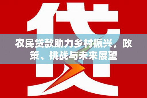 册亨农民贷款助力乡村振兴，政策、挑战与未来展望