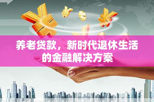 册亨养老贷款，新时代退休生活的金融解决方案