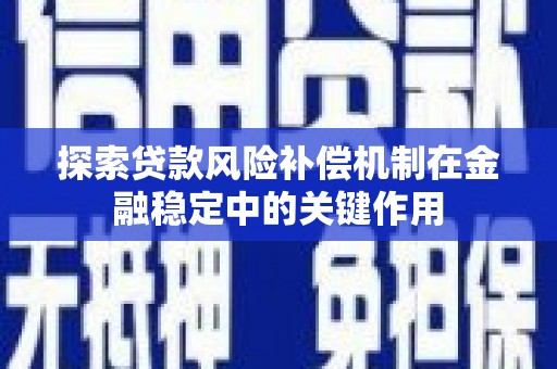 册亨探索贷款风险补偿机制在金融稳定中的关键作用