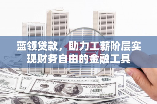 册亨蓝领贷款，助力工薪阶层实现财务自由的金融工具