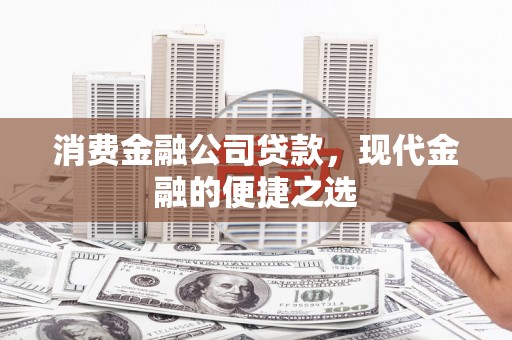 册亨消费金融公司贷款，现代金融的便捷之选