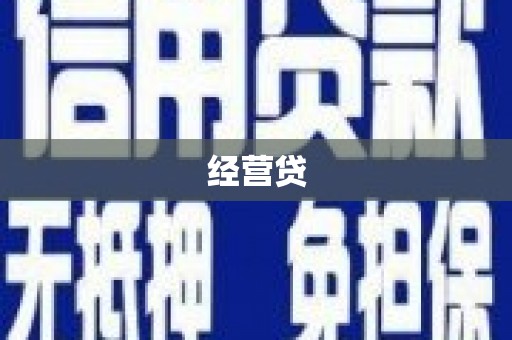 册亨经营贷