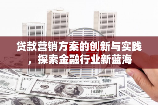 册亨贷款营销方案的创新与实践，探索金融行业新蓝海