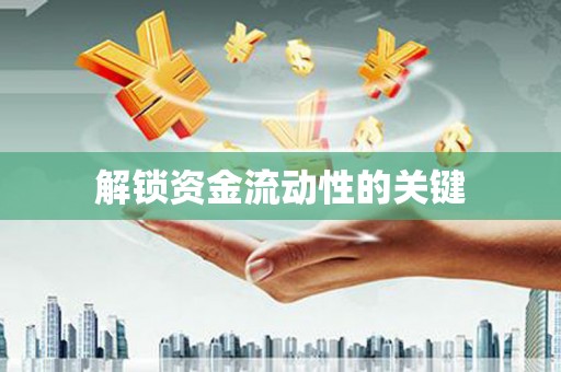册亨解锁资金流动性的关键