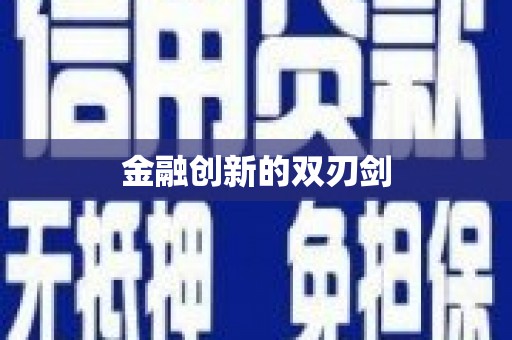 册亨金融创新的双刃剑
